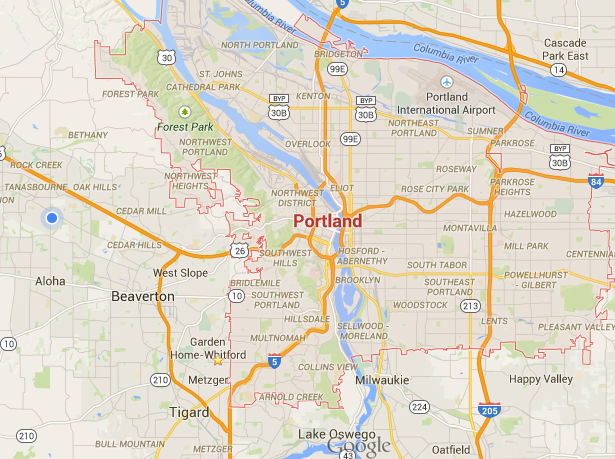 Portland Map