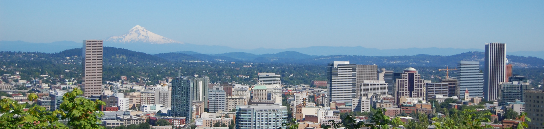 Portland and Mt. Hood
